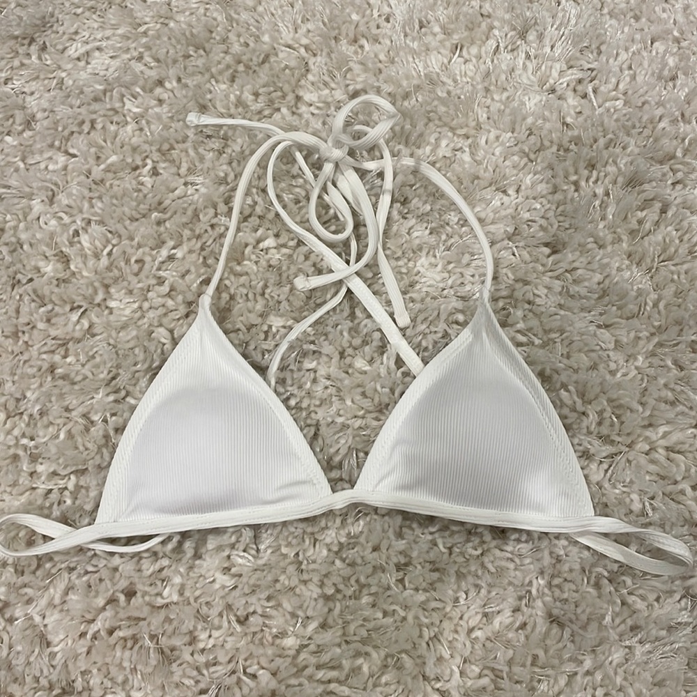 White bikini top